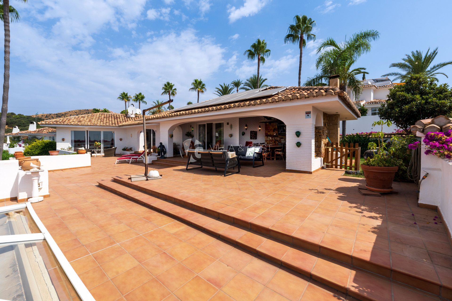 Villa con vistas al mar en Calahonda