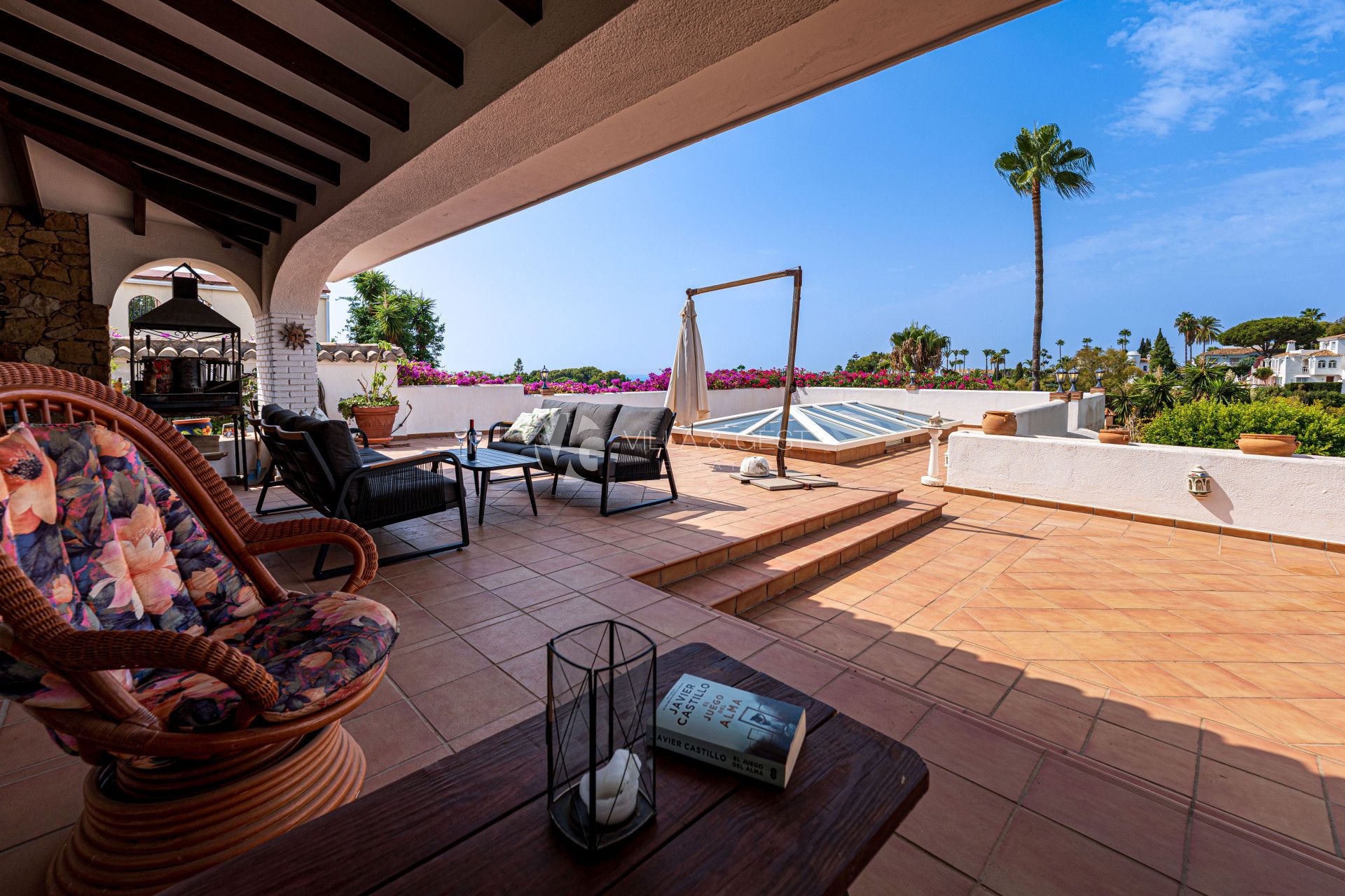 Villa con vistas al mar en Calahonda