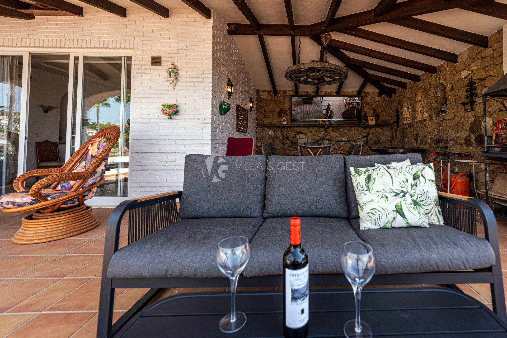 Villa con vistas al mar en Calahonda