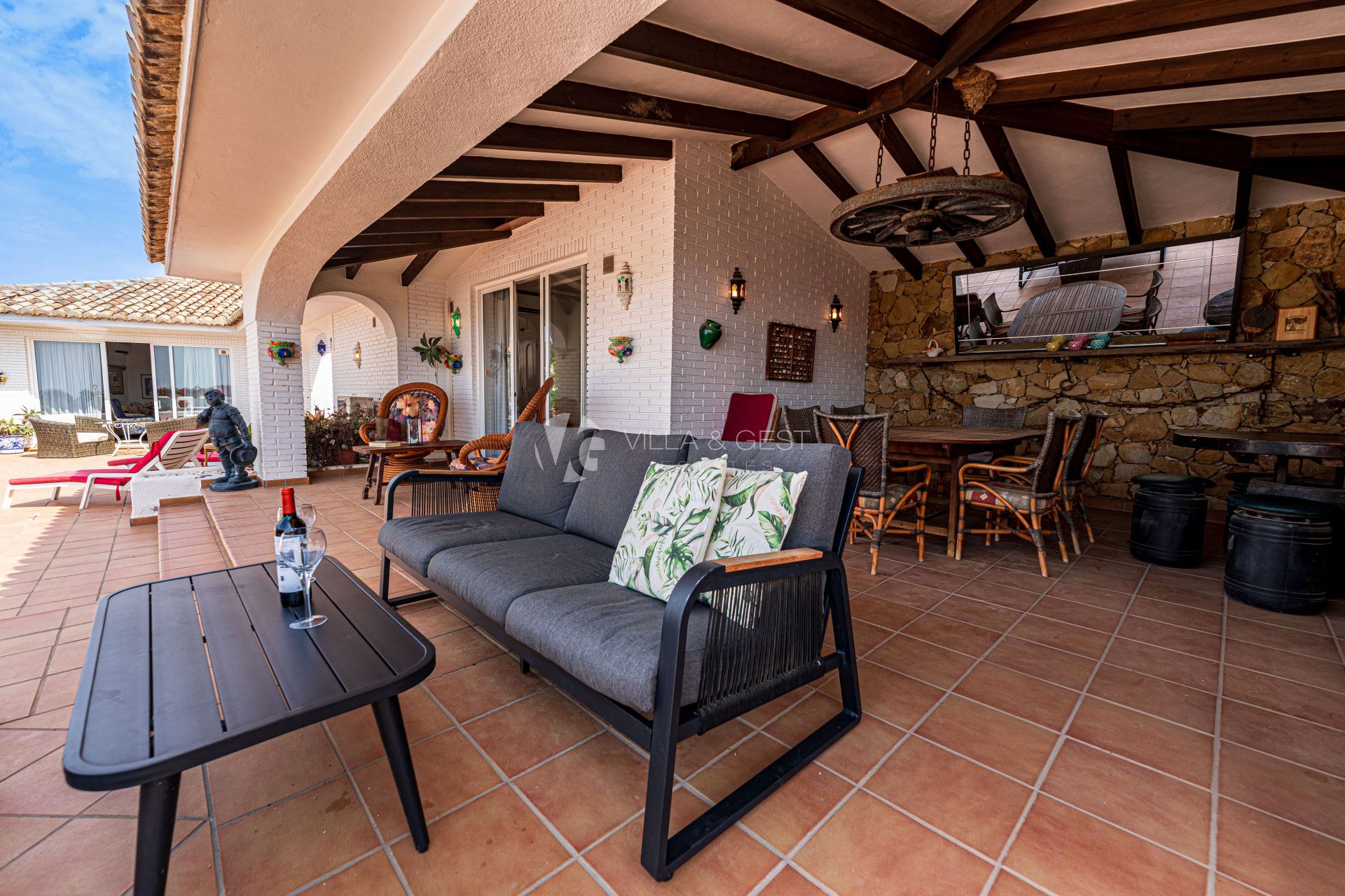 Villa con vistas al mar en Calahonda